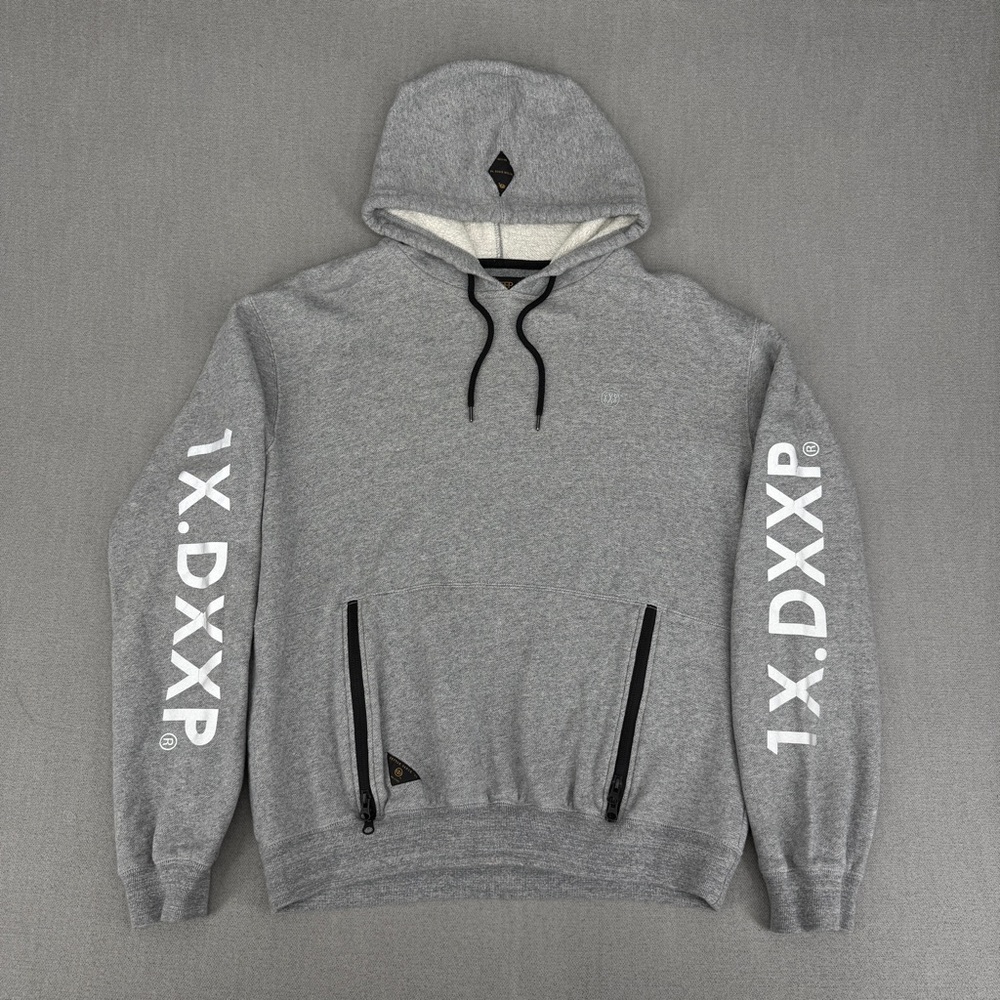10.Deep Hoodie Mens XL Gray Pullover Outdoor Streetwear Cotton Sweatshirt
